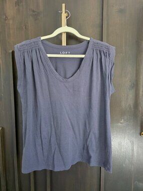 Loft Scoop Neck Top